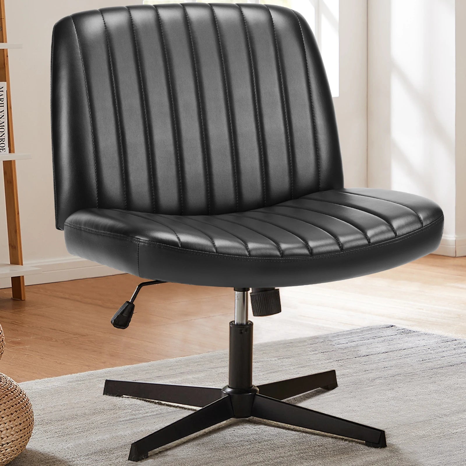 JHK Cross Legged Office Living Room Rocking Chair