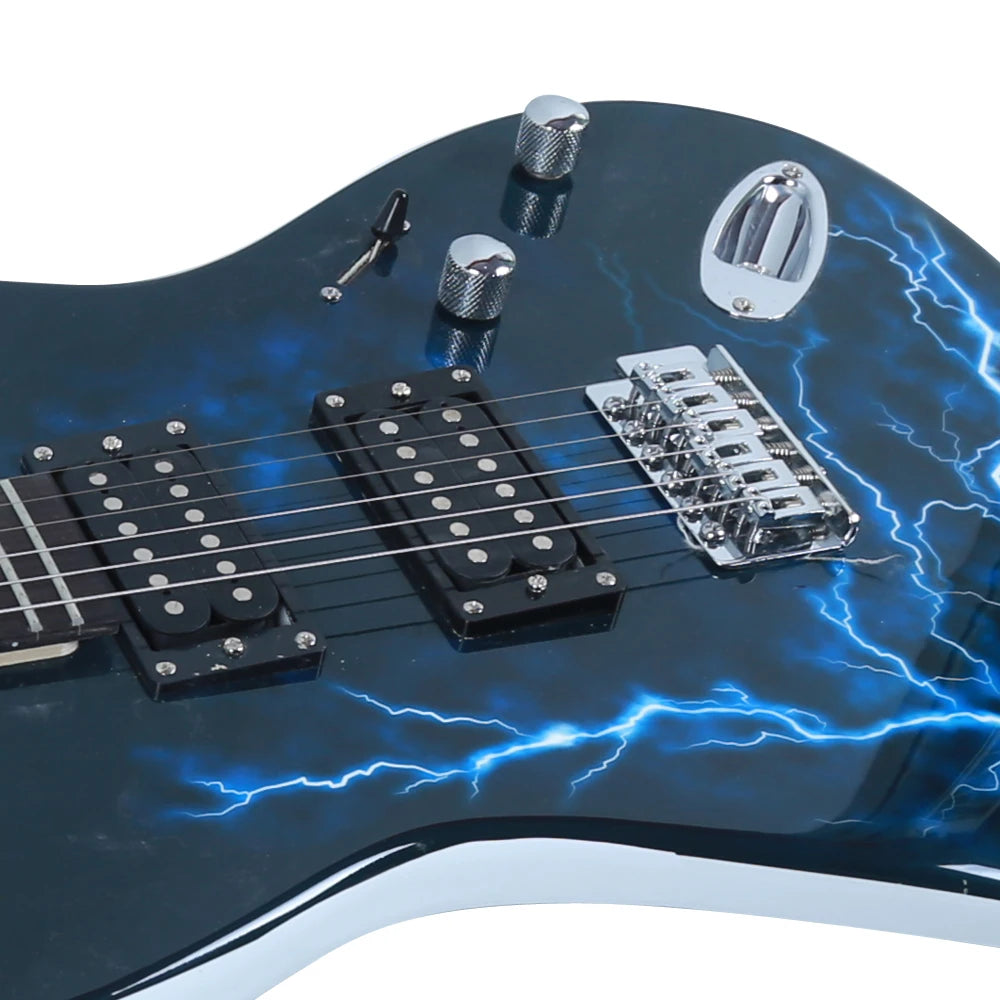 22 Frets Maple Electric Guitar with Power Cord/Strap/Bag