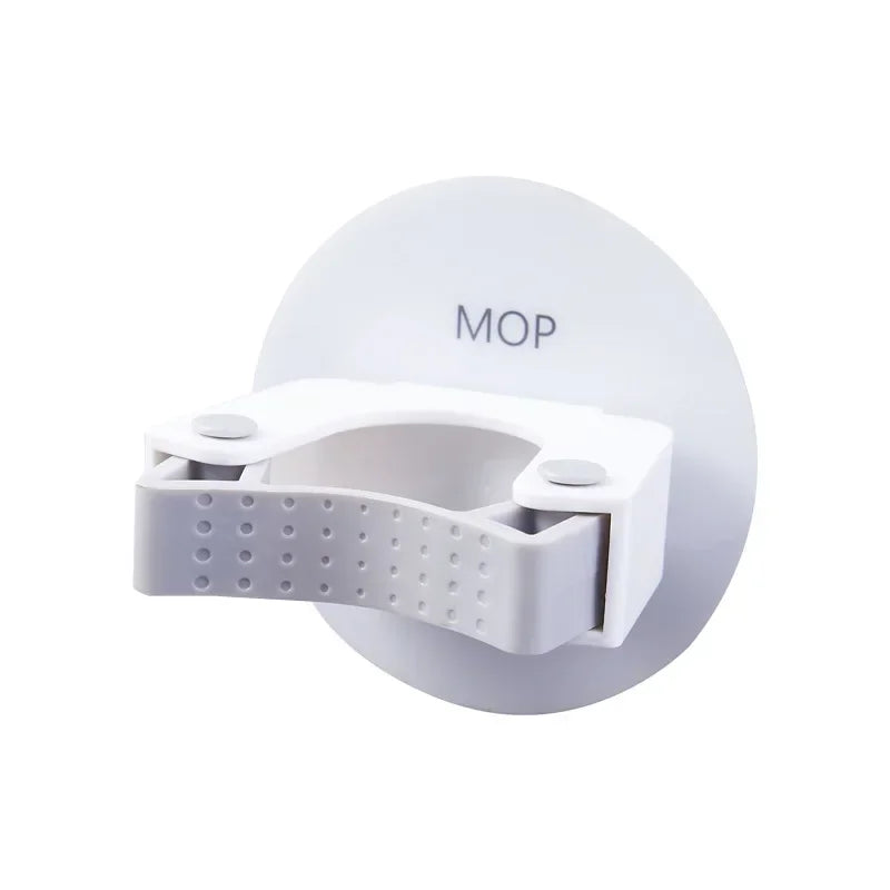 Broom Hanger Storage Rack Kitchen Clip Seamless