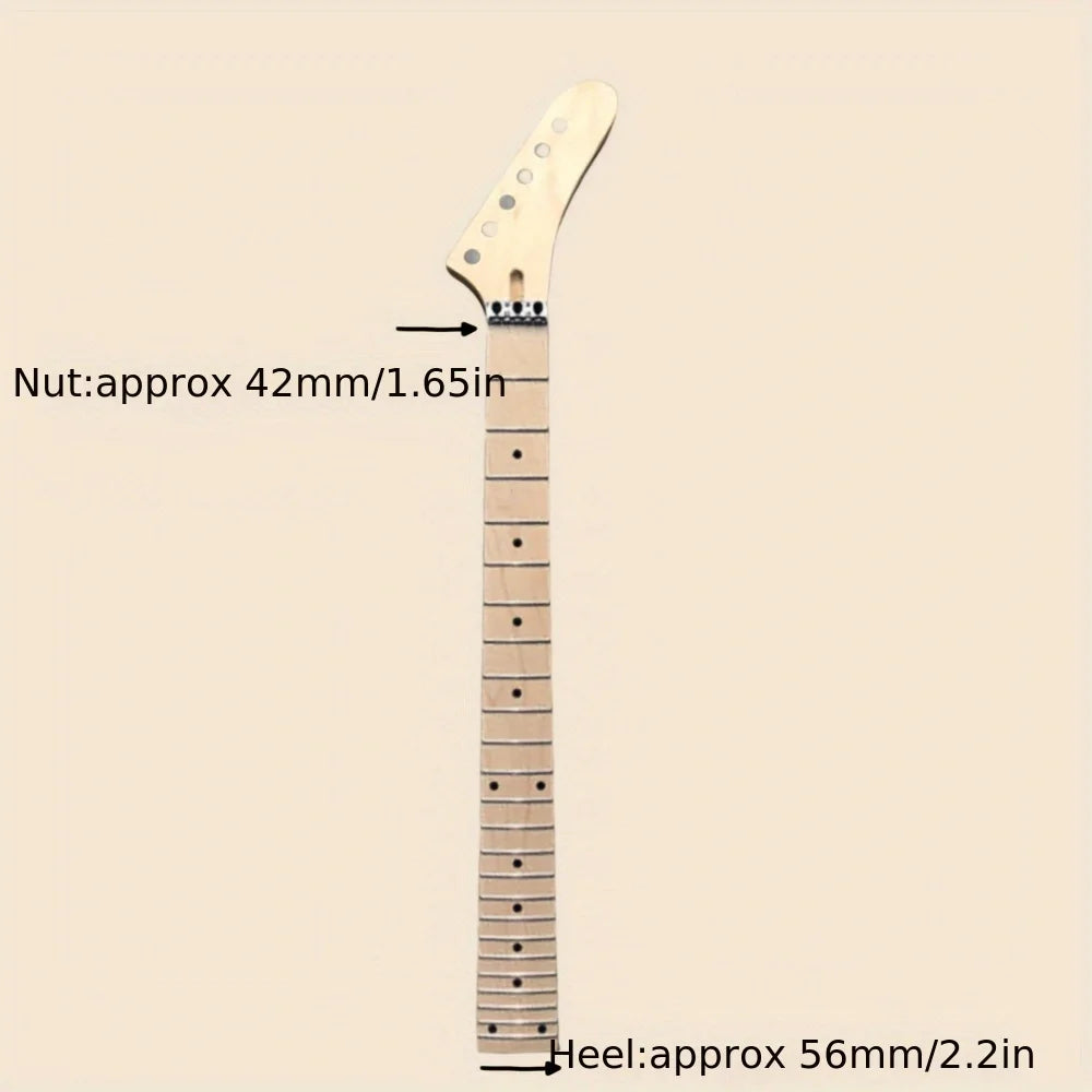 Electric Guitar Neck New 24 Fret 25.5 inch
