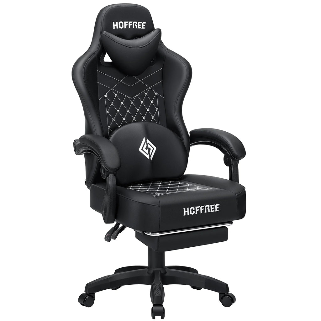 Ergonomic Adjustable Lumbar Cushion Headrest Single Function Massage