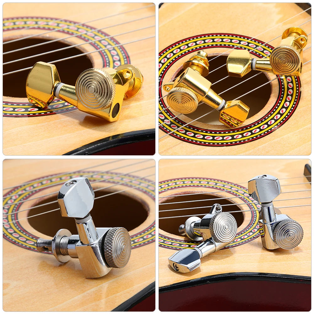 6R Inline Guitar String Peg Locking Tuners