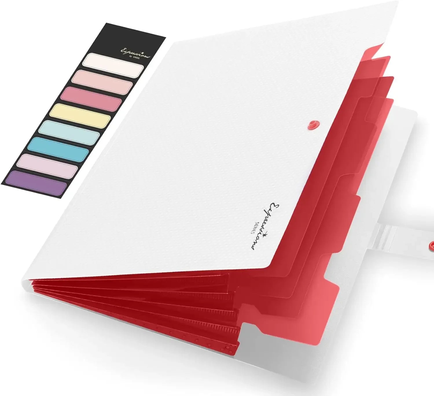Expandable File Folder, Letter Size Organizer, 5 Pockets
