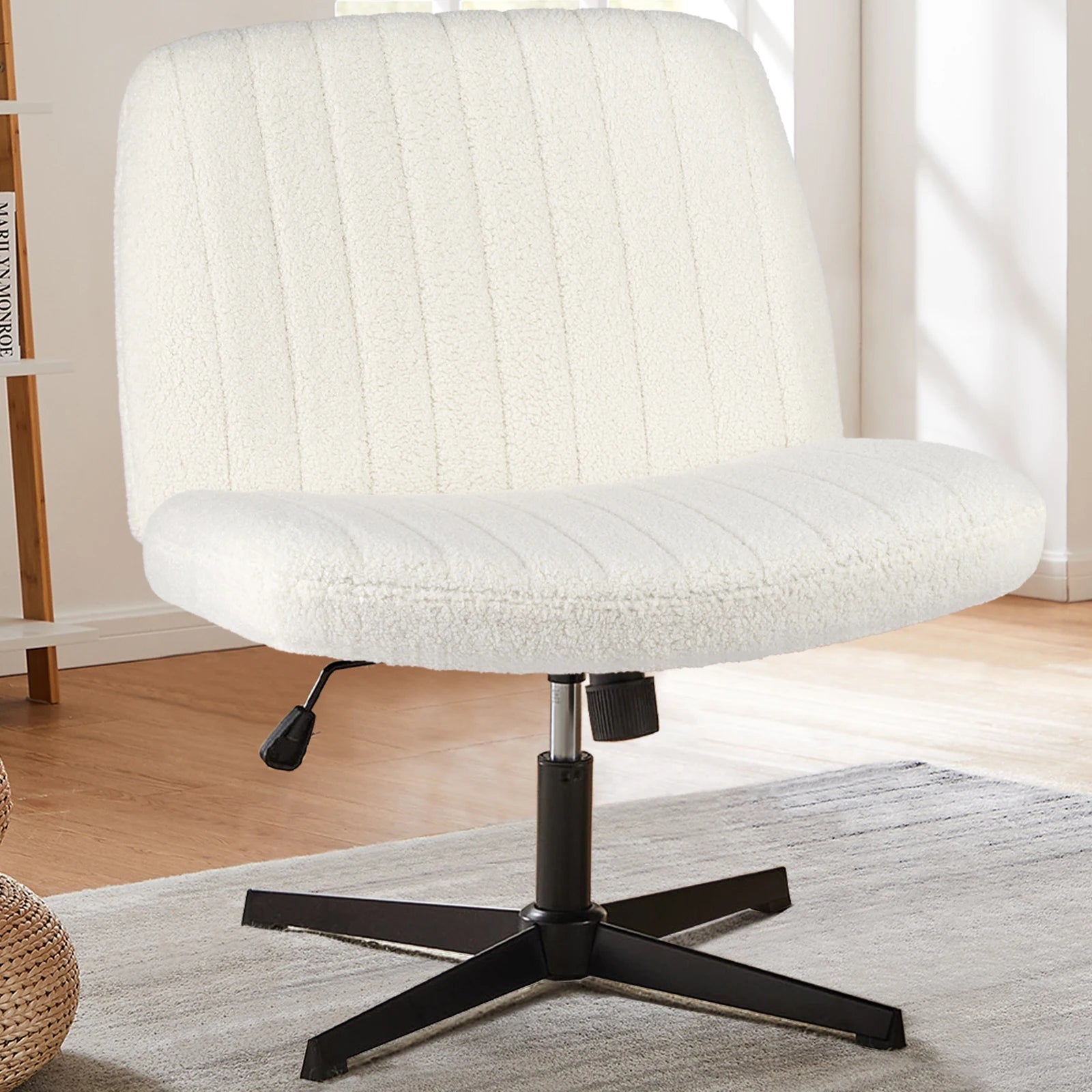 JHK Cross Legged Office Living Room Rocking Chair