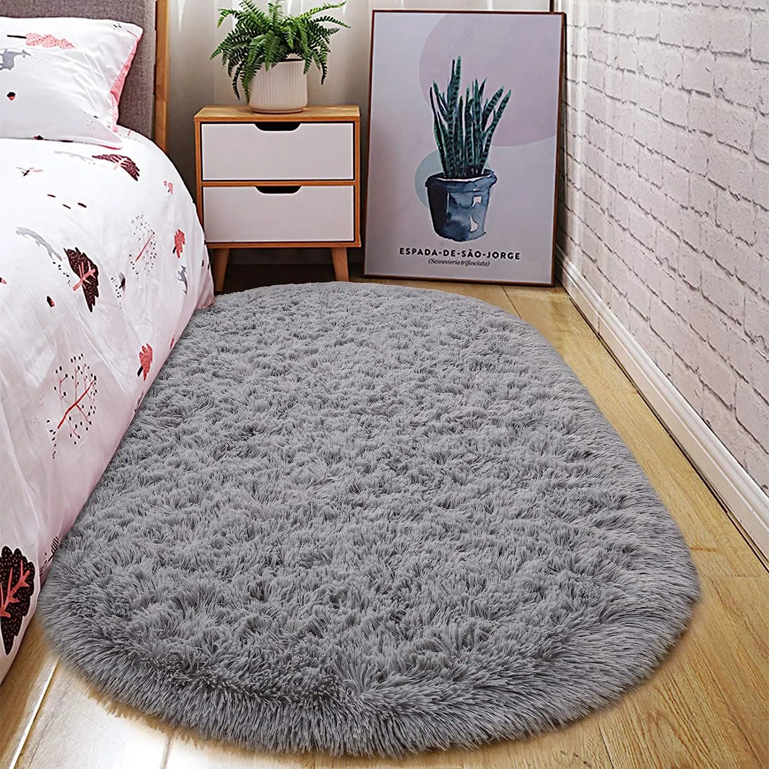 Fluffy Ultra Soft Area Rugs for Nursery Mats, 2.6 x 5.3ft