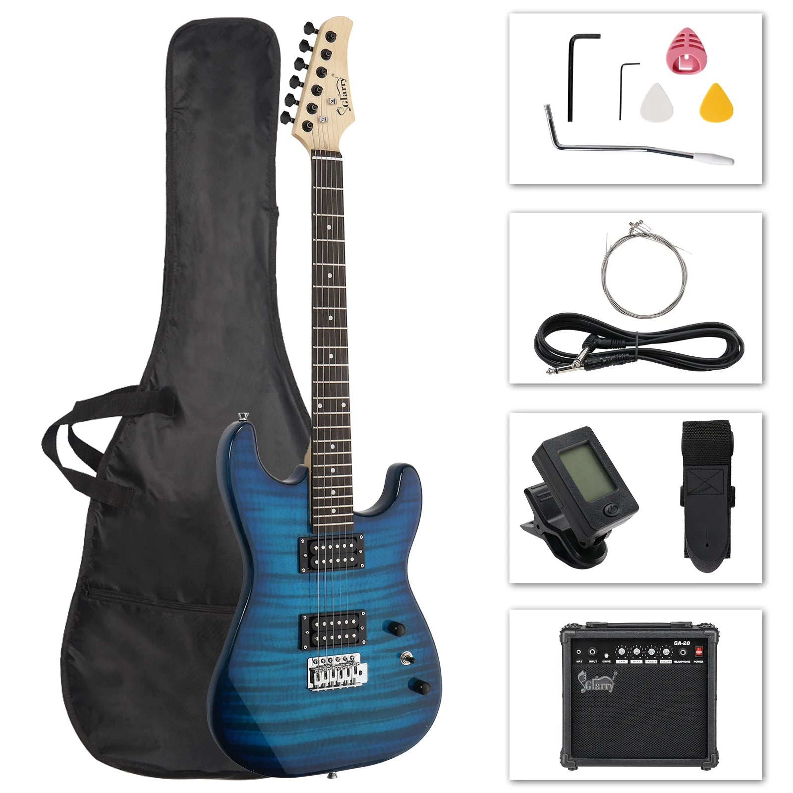 GST Pickup Tiger Stripe Electric Guitar Kit