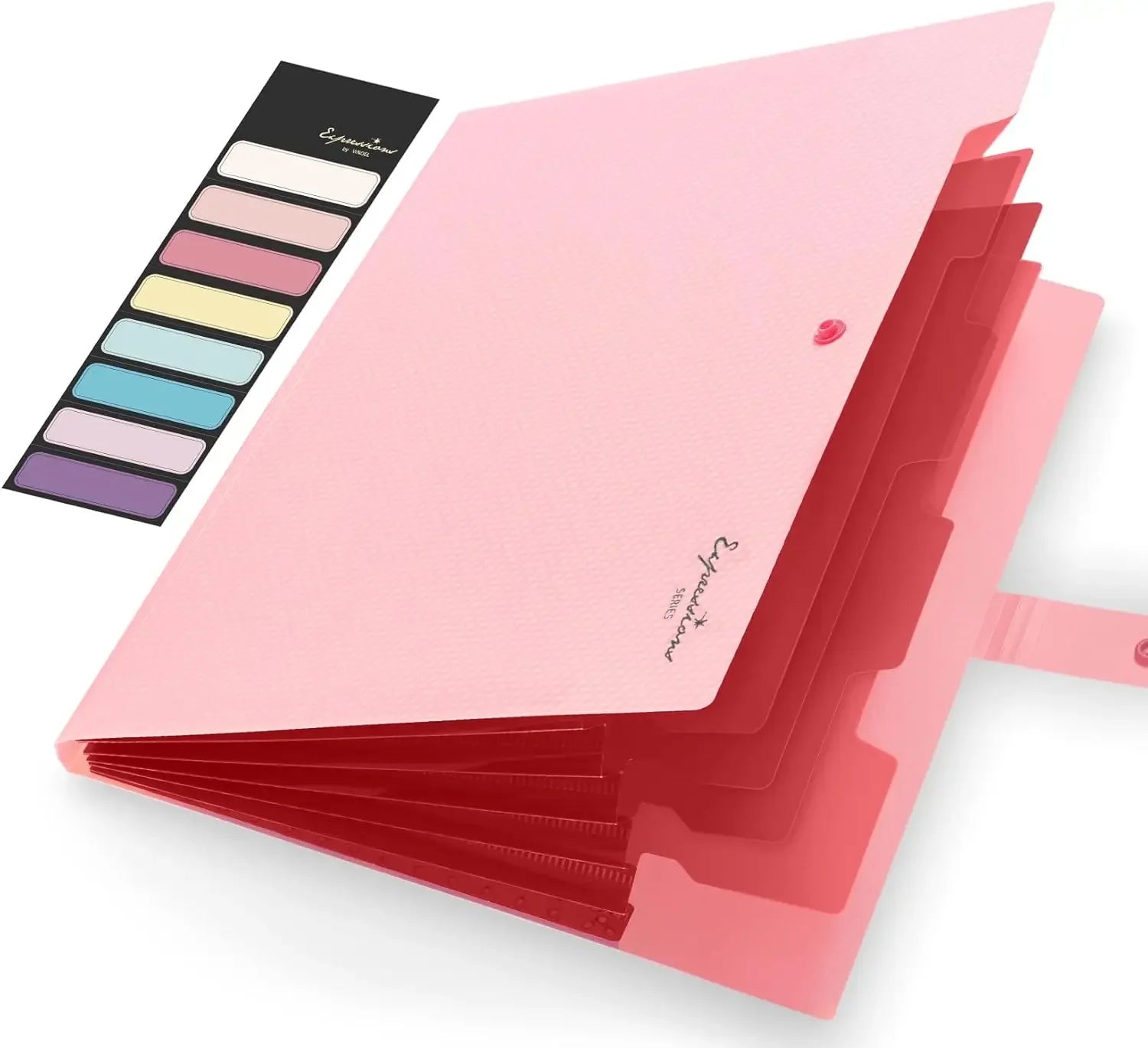 Expandable File Folder, Letter Size Organizer, 5 Pockets