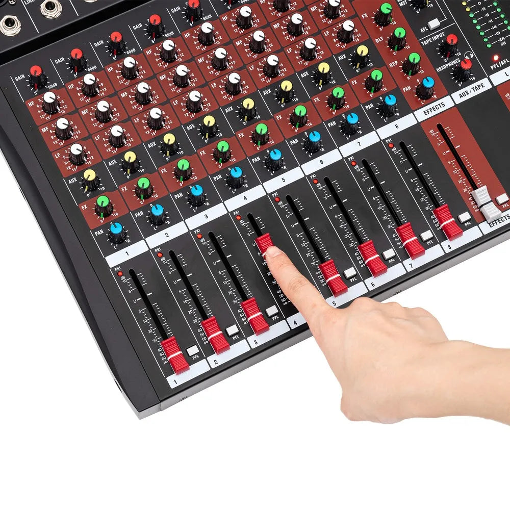 8 Channel bluetooth Live Studio Audio Mixer