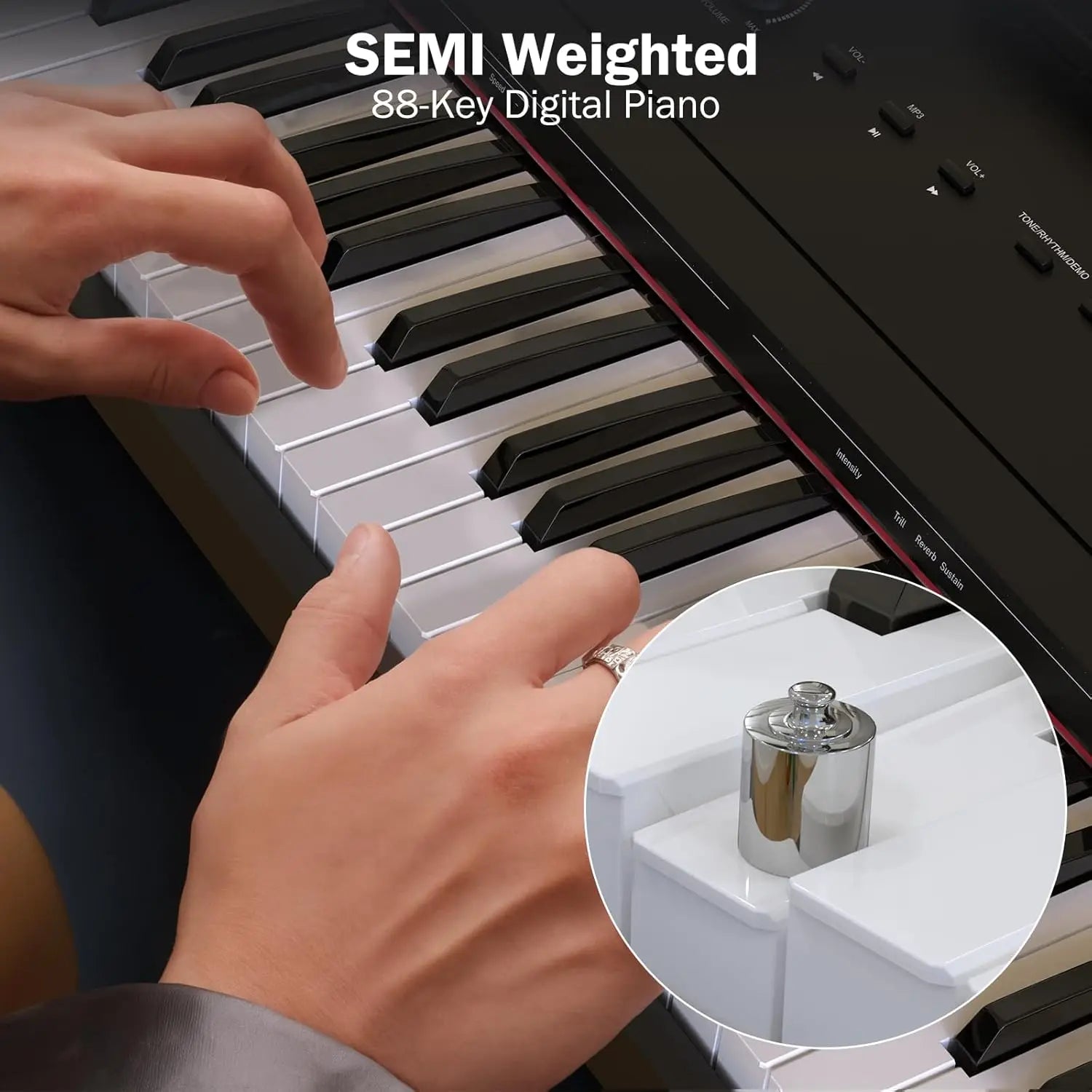 88 Key Digital Keyboard Semi-Weighted Digital Piano