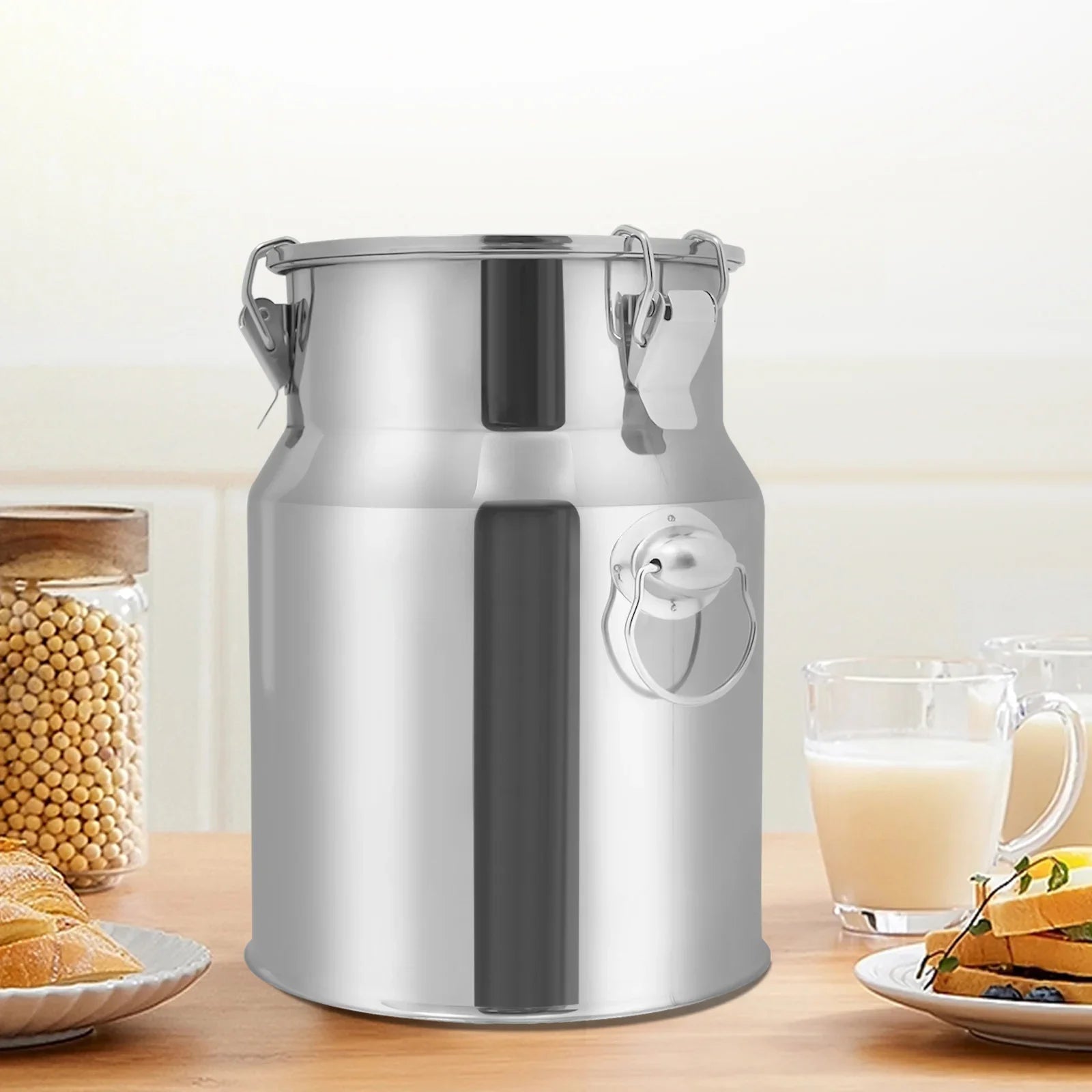 Stainless Steel Airtight Household Bucket| 5L/1.32Ga organizer