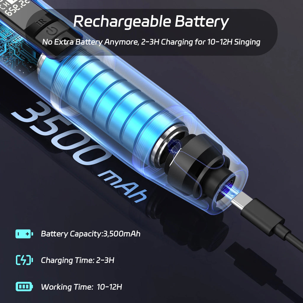 FanFun Dual Wireless Microphone, Professional