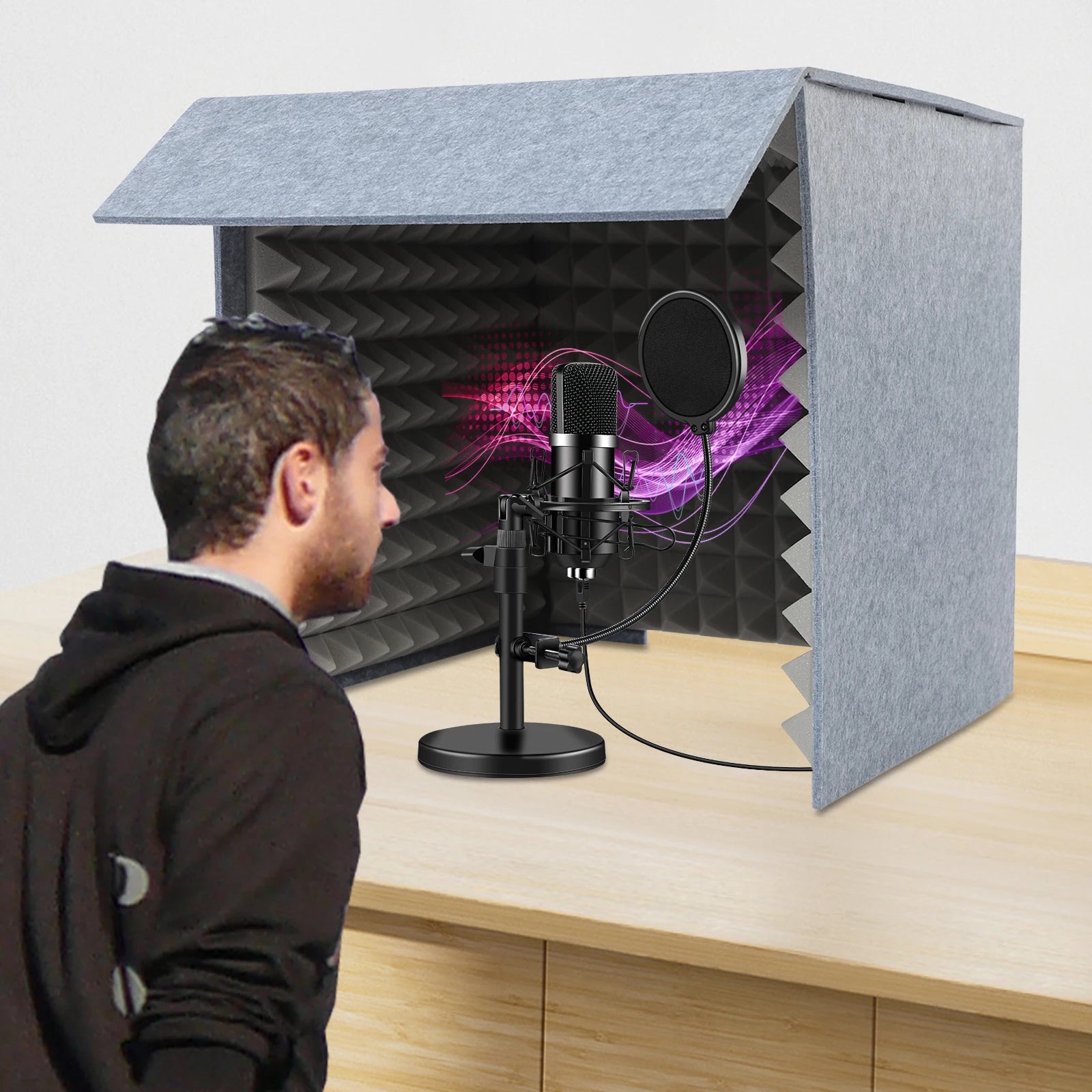 Professional Portable Desktop Soundproof Booth