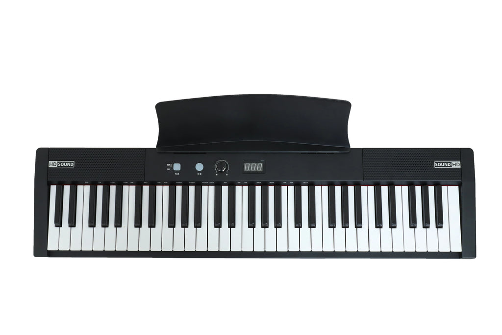 61 Key Keyboard with Power Supply Piano Stand Stool Sets
