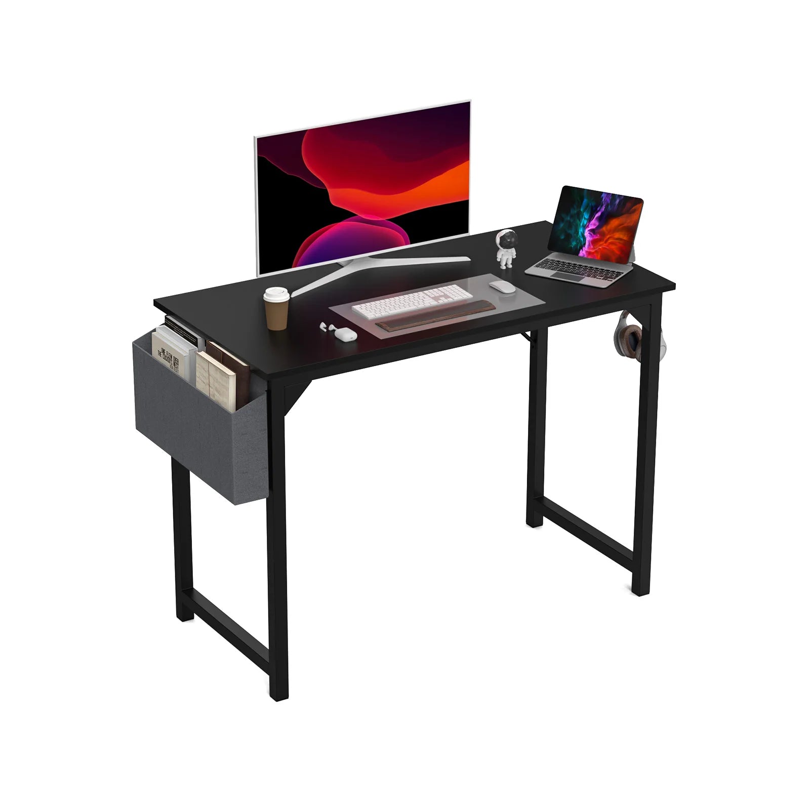 JHK Computer Desk Writing Study Office Gaming Easy Assembly