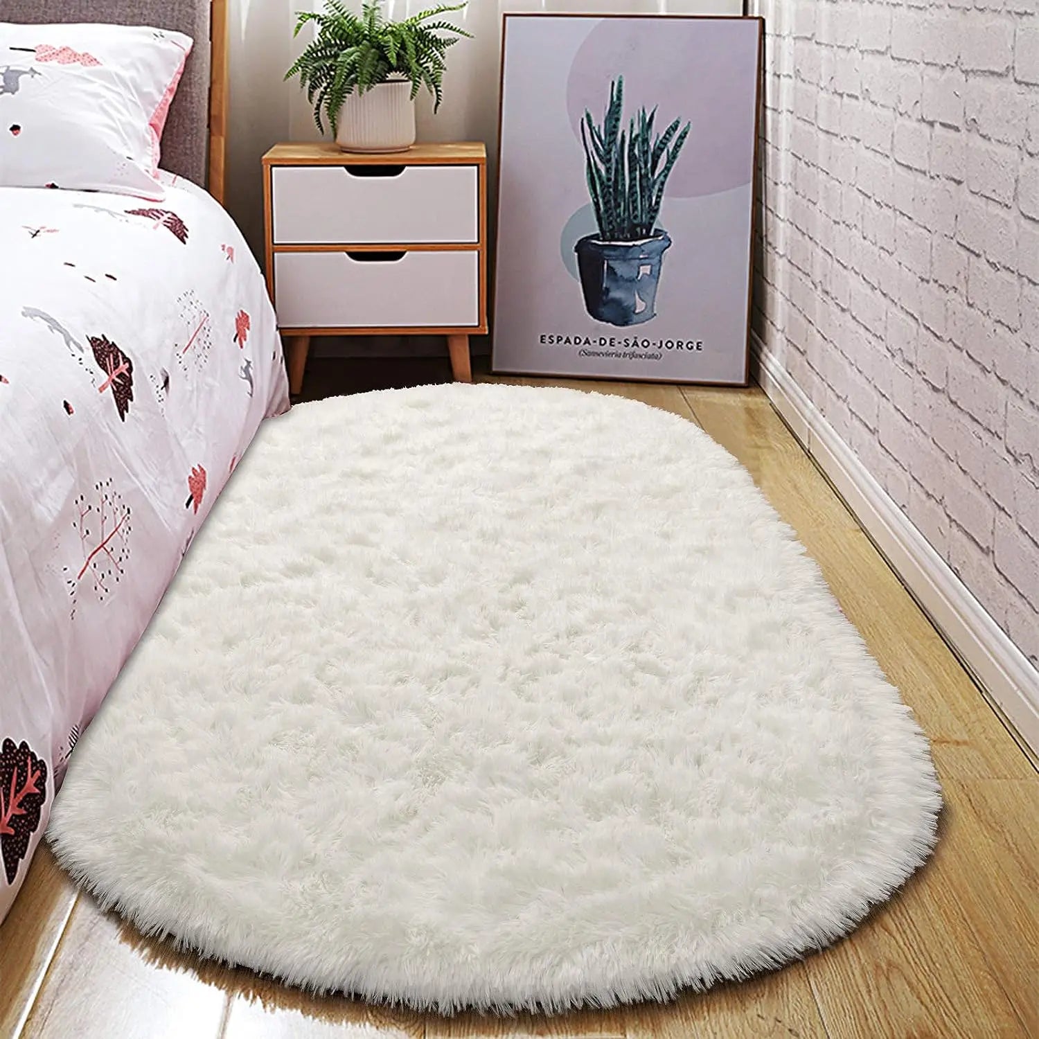 Fluffy Ultra Soft Area Rugs for Nursery Mats, 2.6 x 5.3ft