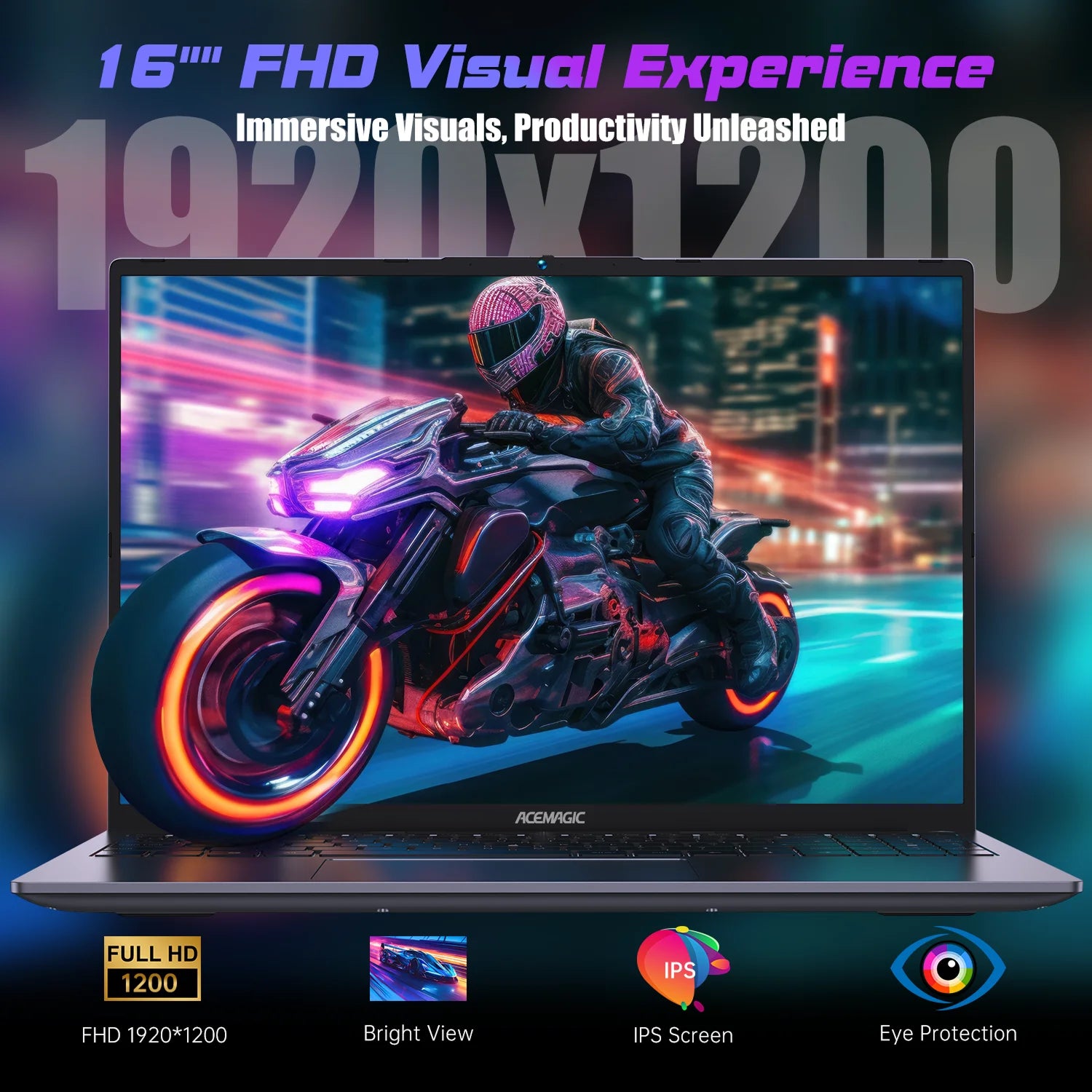 ACEMAGIC RX16 AMD Ryzen Ultra Slim Windows 11Pro