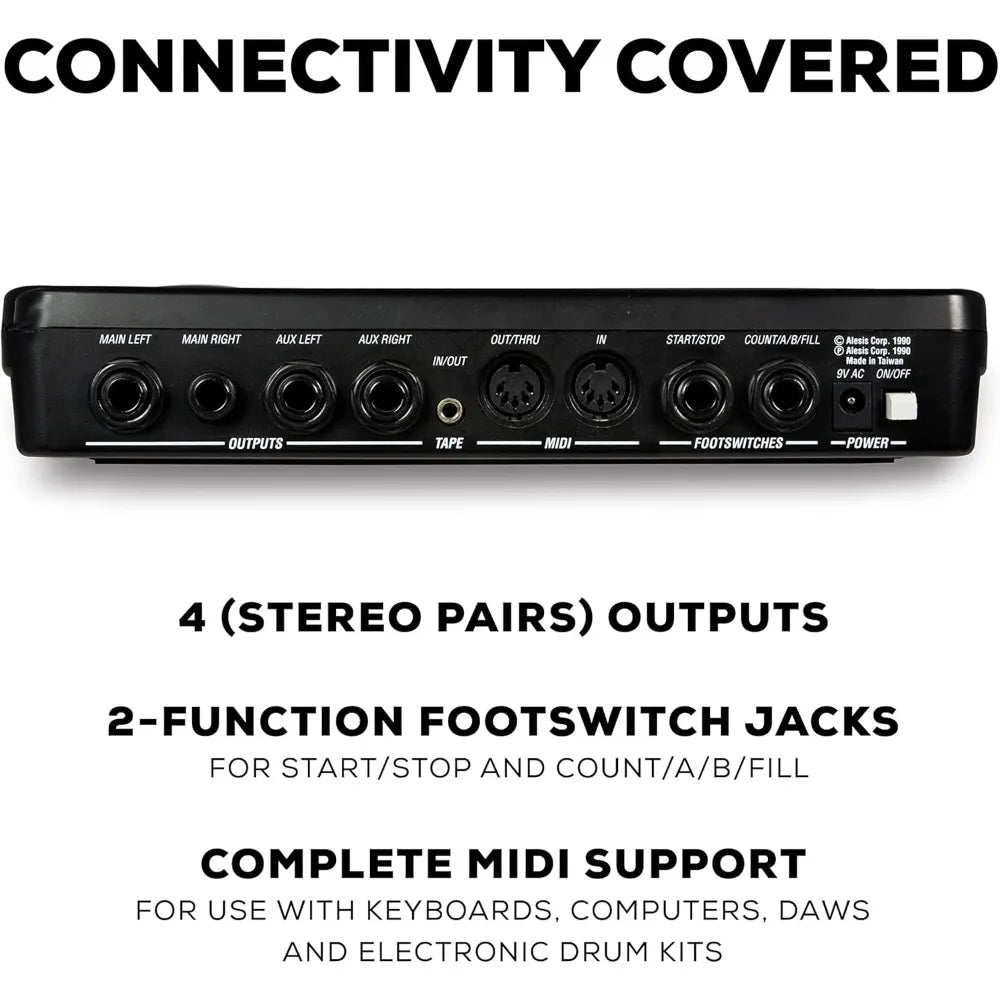 Studio-Grade Standalone Drum Machine W/Sound Library.