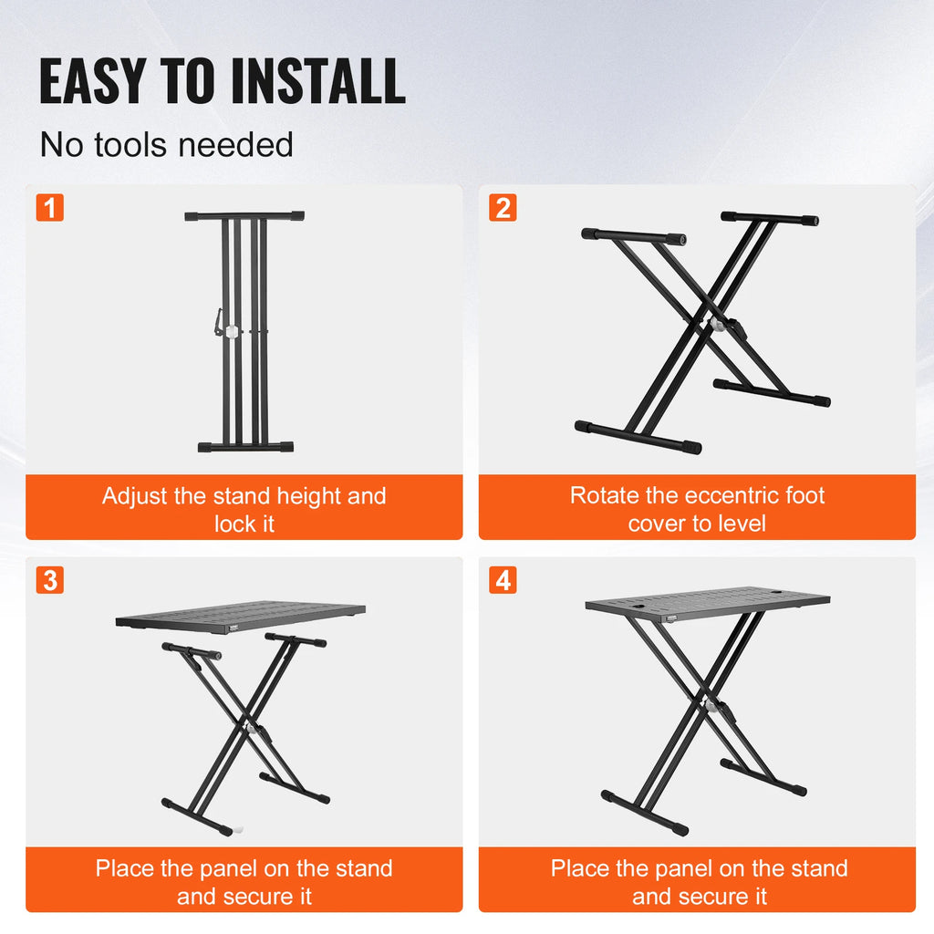 SucceBuy DJ Table Stand 32" x 20" Portable