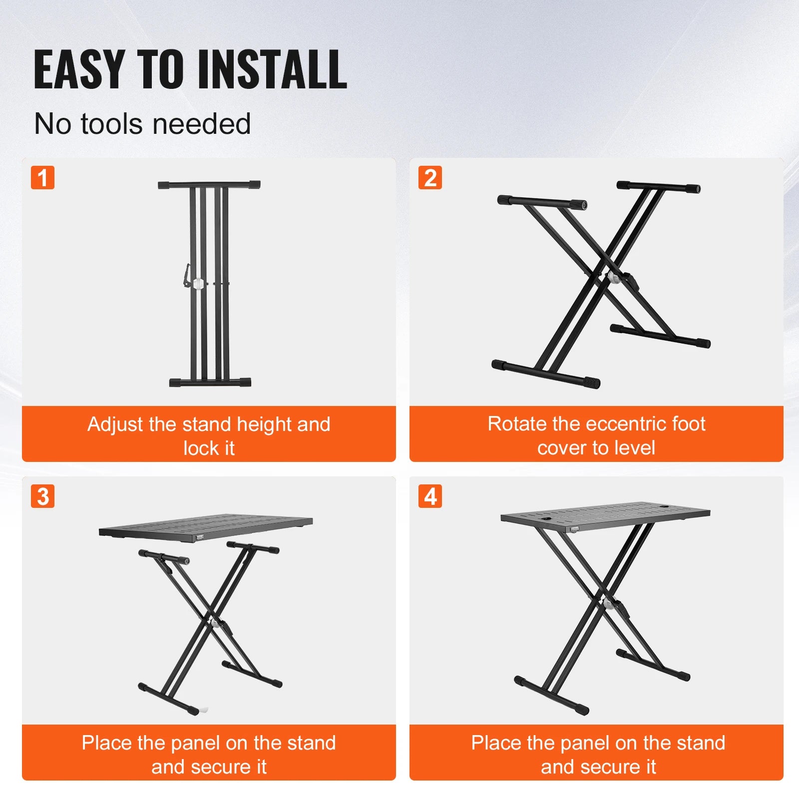 SucceBuy DJ Table Stand 32" x 20" Portable