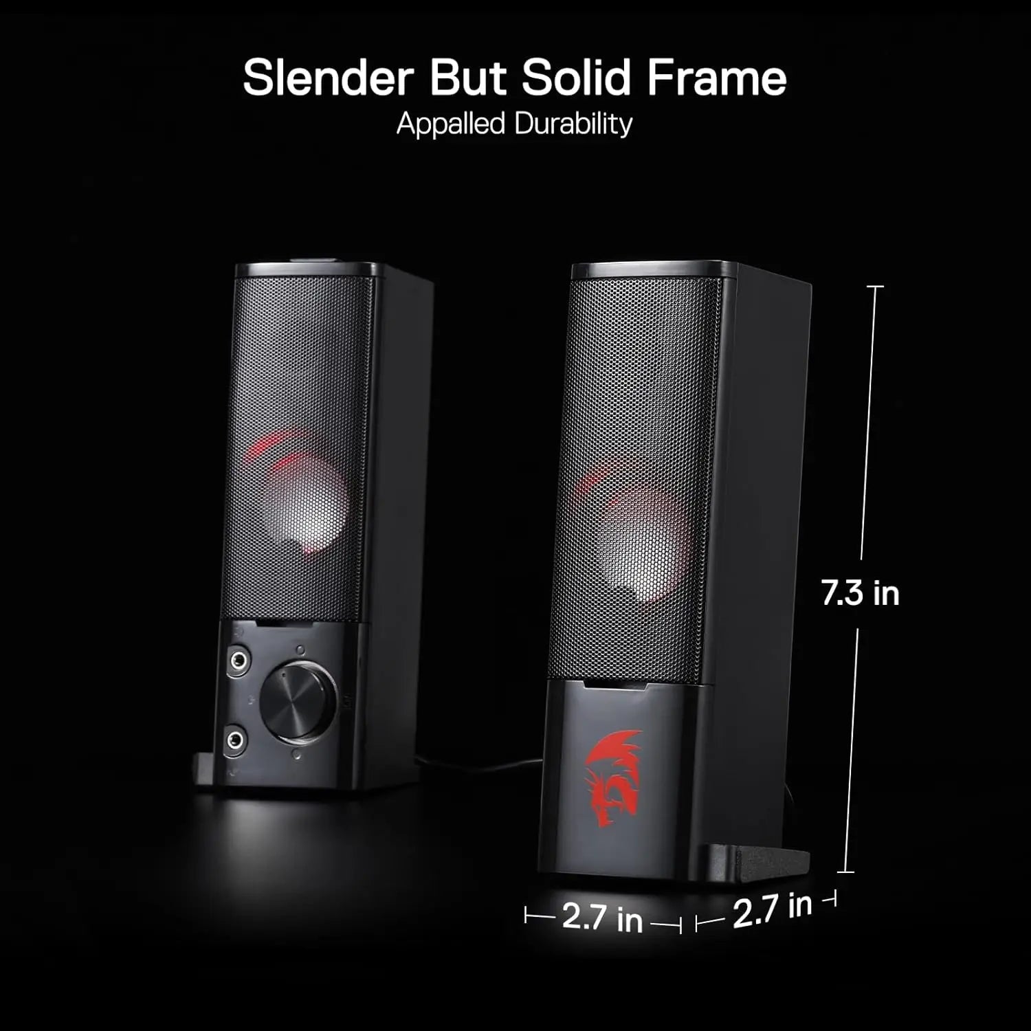Redragon GS550 Speakers 2.0 Channel Desktop Computer Quality Bass