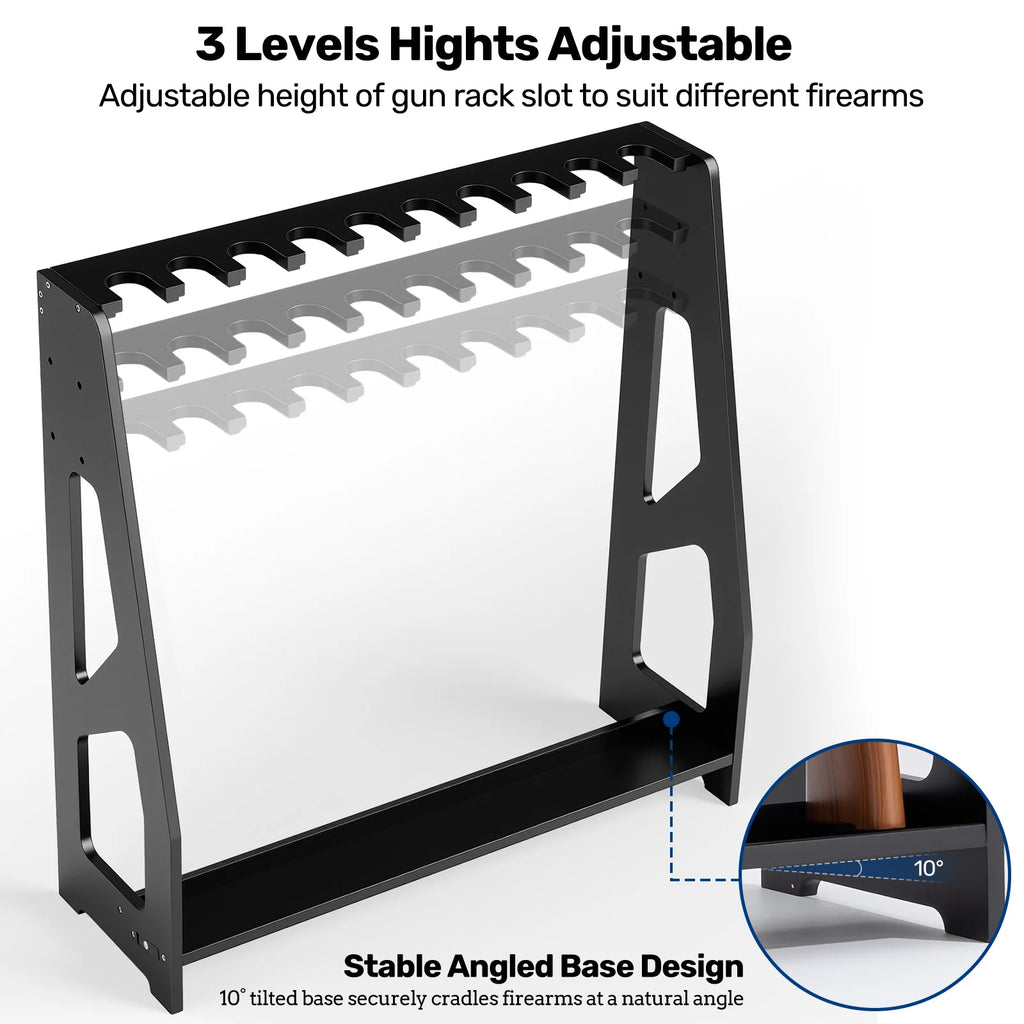 Blacksmith's Adjustable Gun Rack