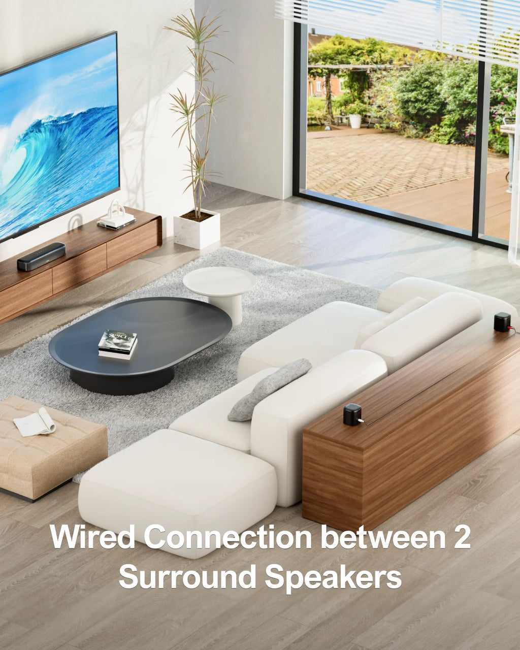 ULTIMEA 250W 5.1 Soundbar for TV, Home Theater