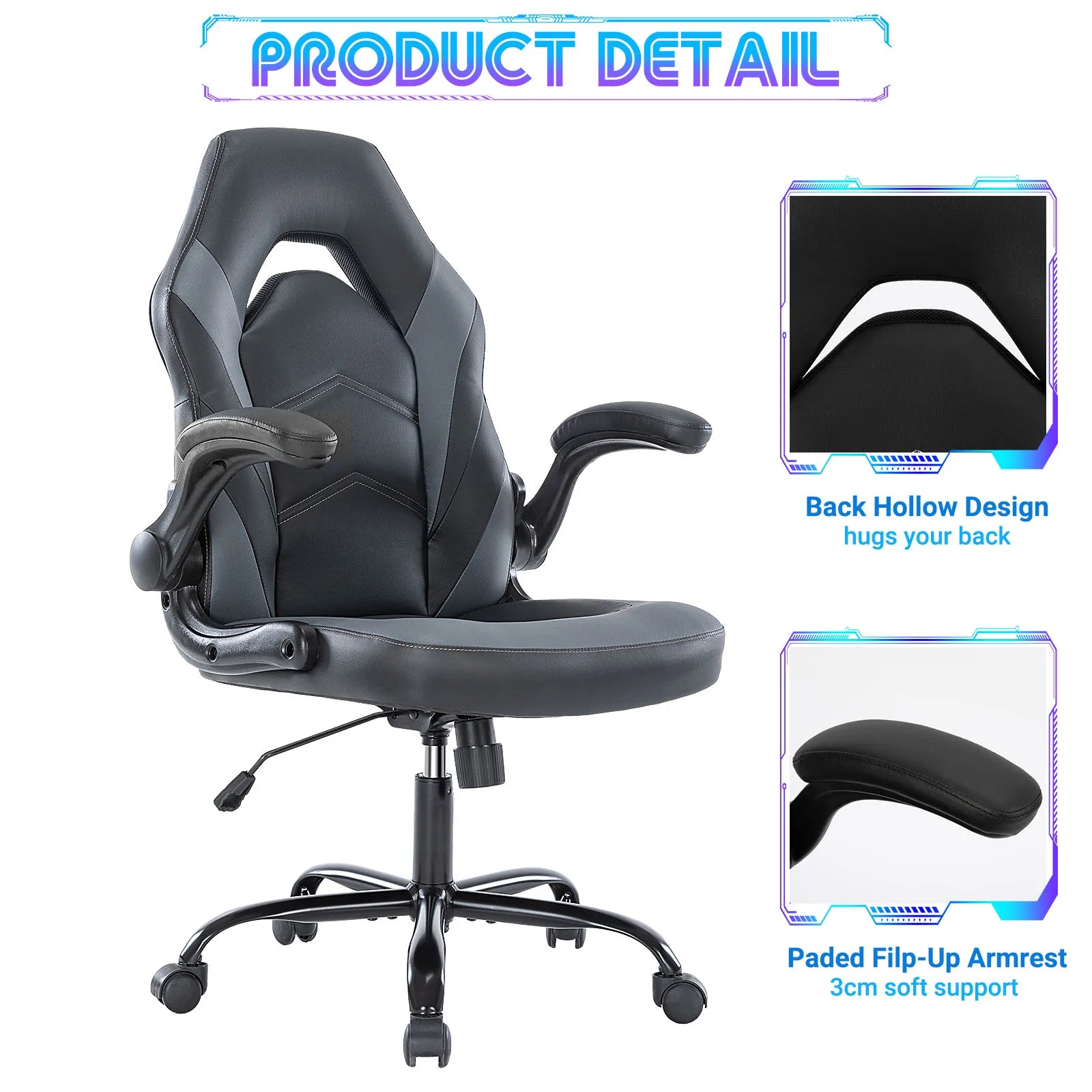 JHK Ergonomic Home Office Computer Desk Chair