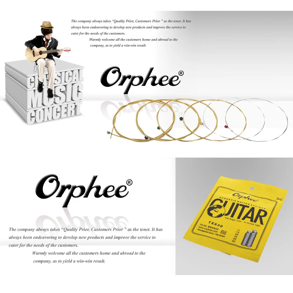 Orphee Phosphor Bronze Electric/Acoustic Guitar string