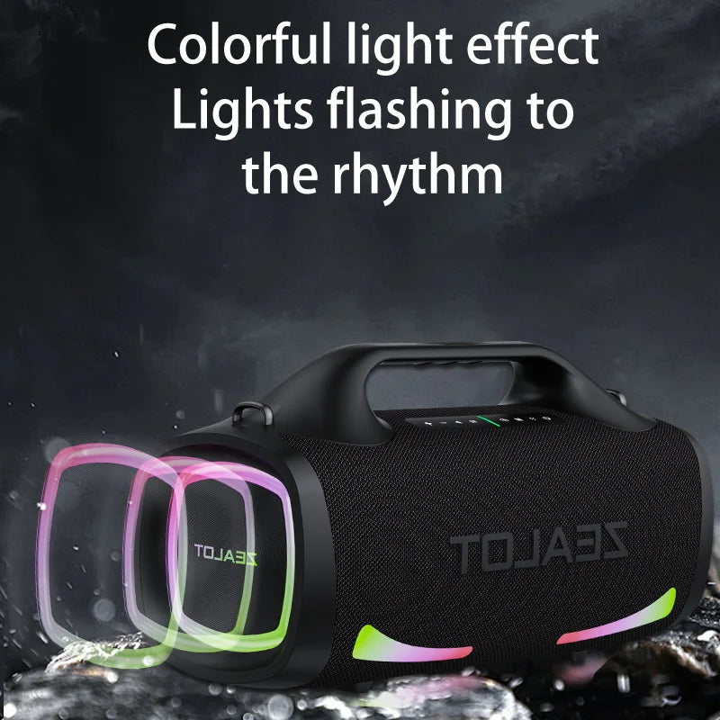 Zealot S79 100W Wireless speaker, Outdoor Portable Subwoofer