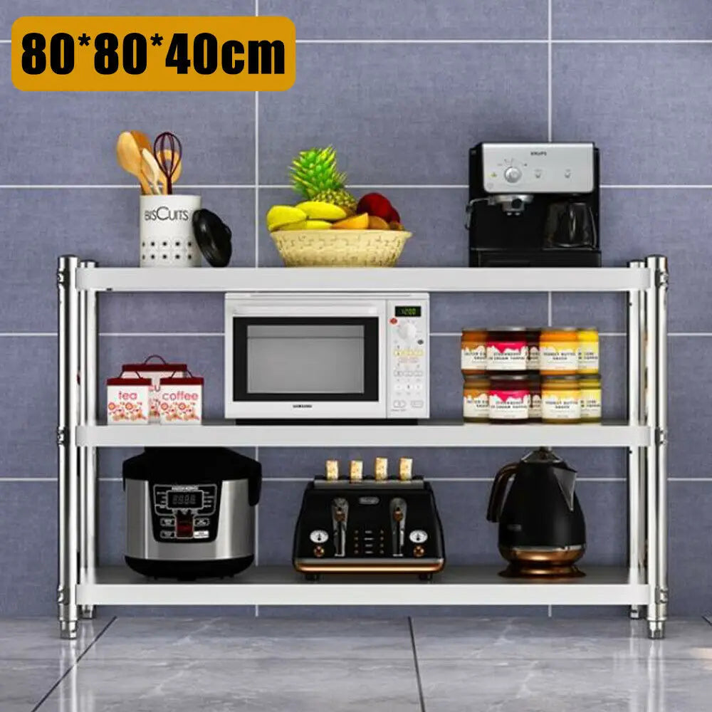 Heavy Duty Storage Shelving Organizer Stainless Steel
