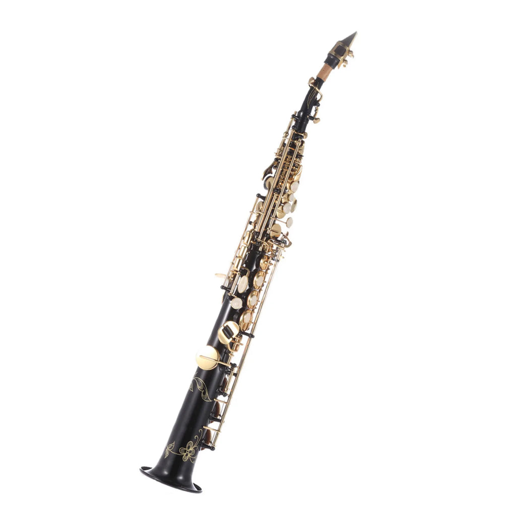 Brass Straight Soprano Saxophone Bb B Flat