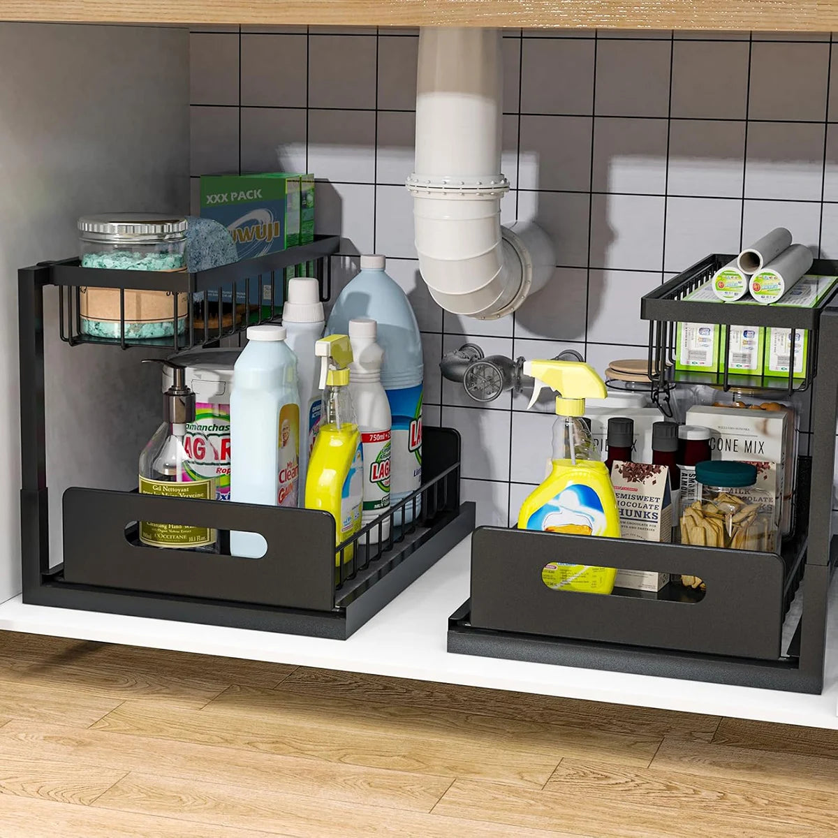 Under Sink Organizer and Pull-out, Rack