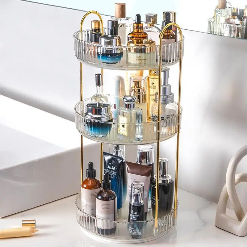 High-Capacity Skincare Clear Make Up Storage