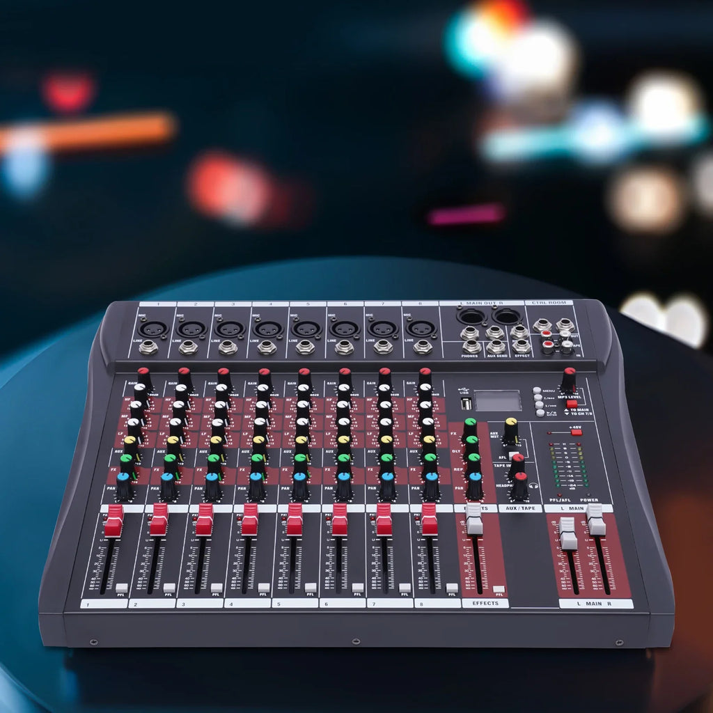 Professional Soundboard Console 8-Channel