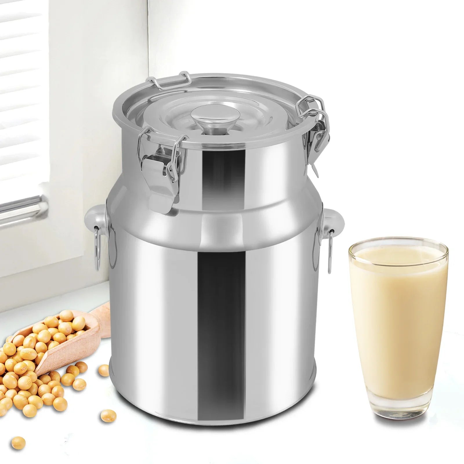 Stainless Steel Airtight Household Bucket| 5L/1.32Ga organizer