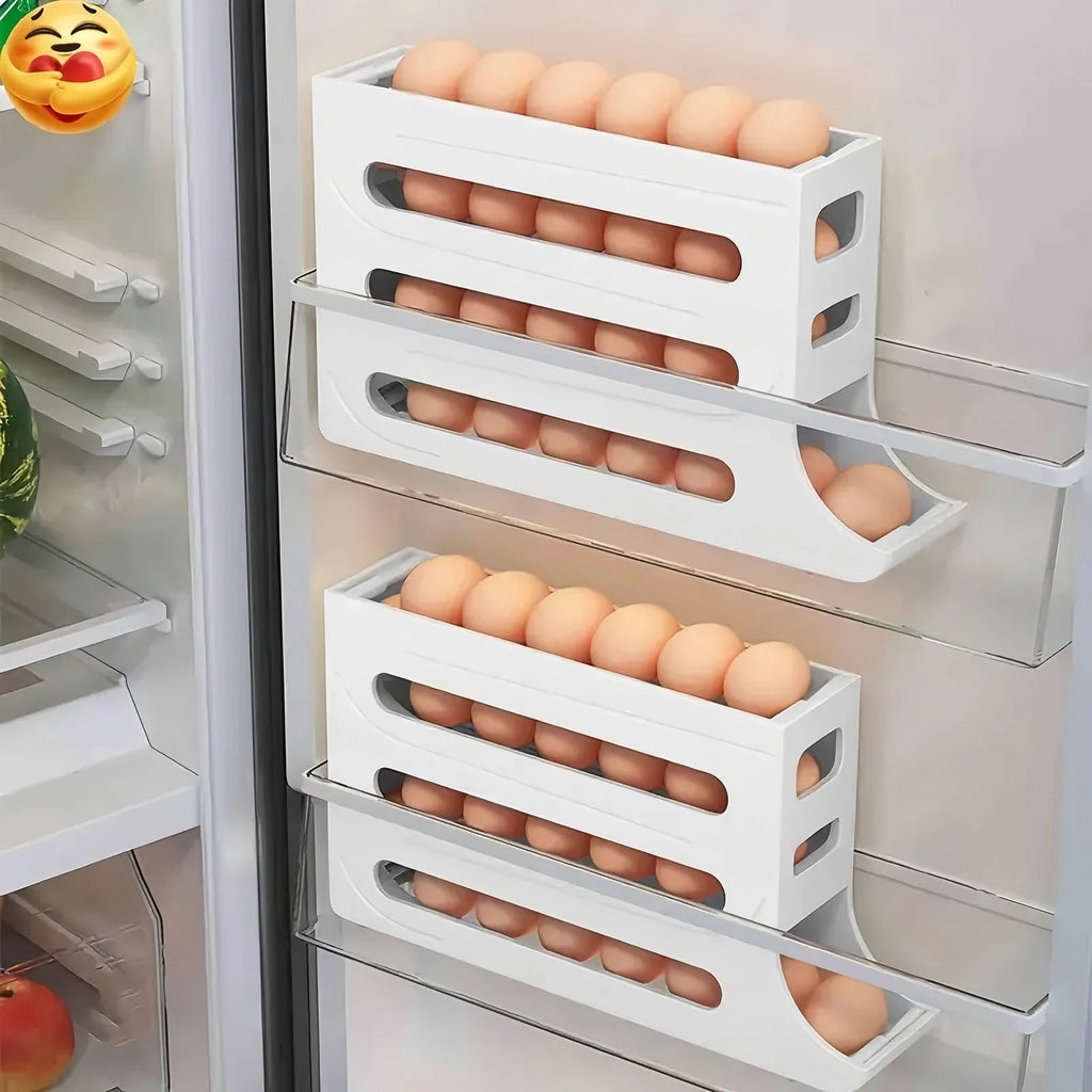 Automatic Egg Rolling Rack, 30 Storage Distributor