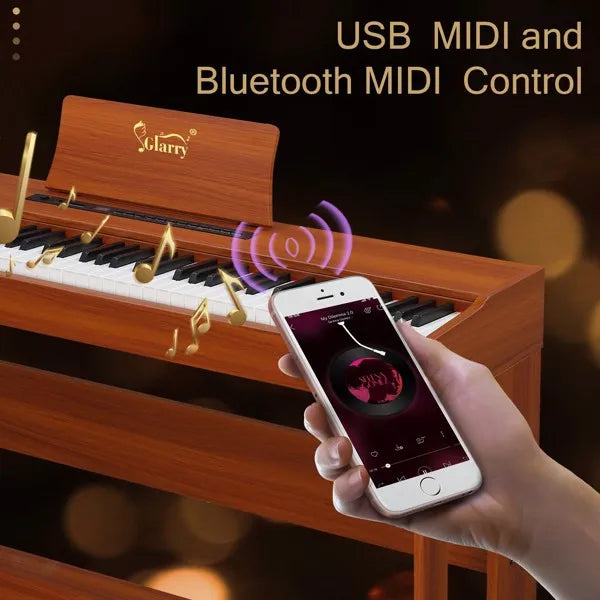 GDP-104 88 Keys Full Weighted Keyboard with Furniture Stand+