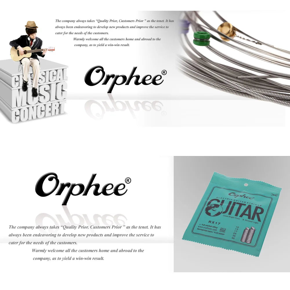 Orphee RX17 Electric Guitar Strings