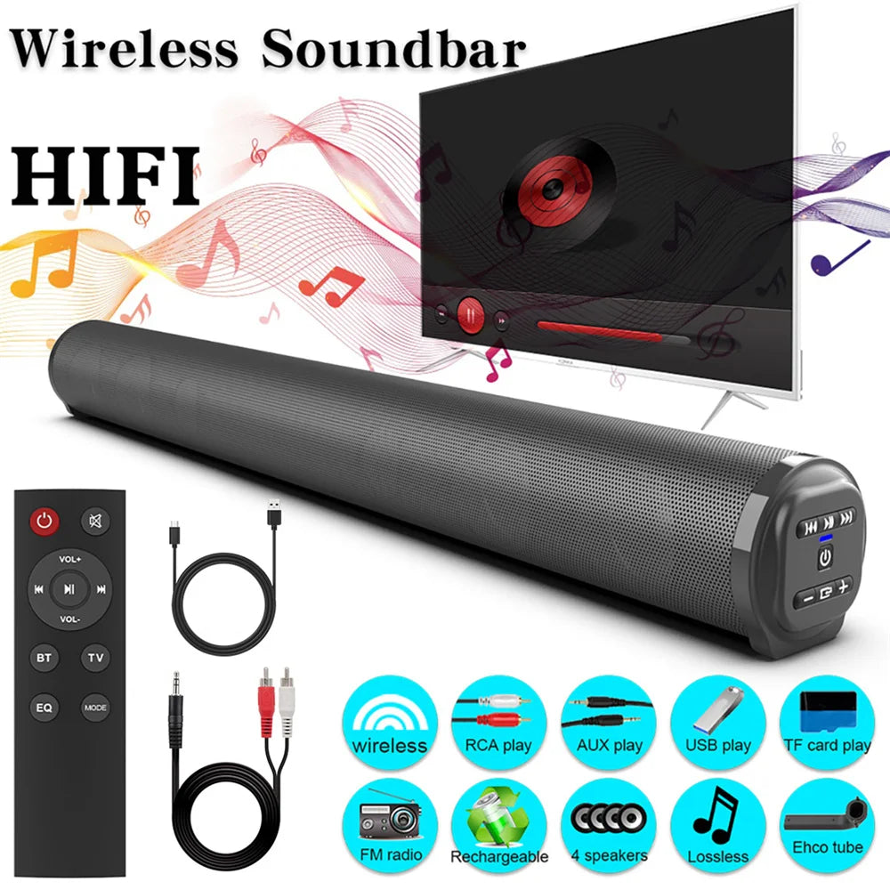 Sound Bar TV Sound System Bluetooth Speaker Wireless