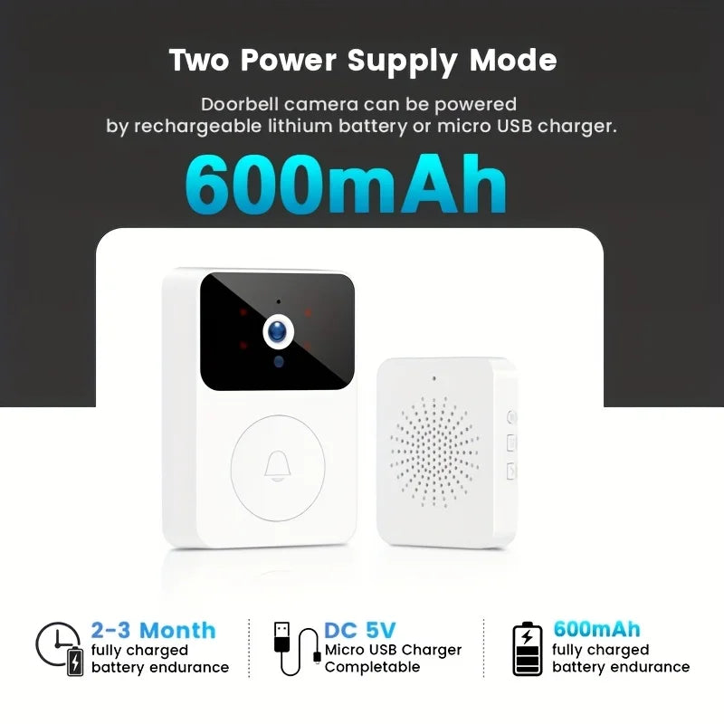 Doorbell Smart Home Wireless Rechargeable