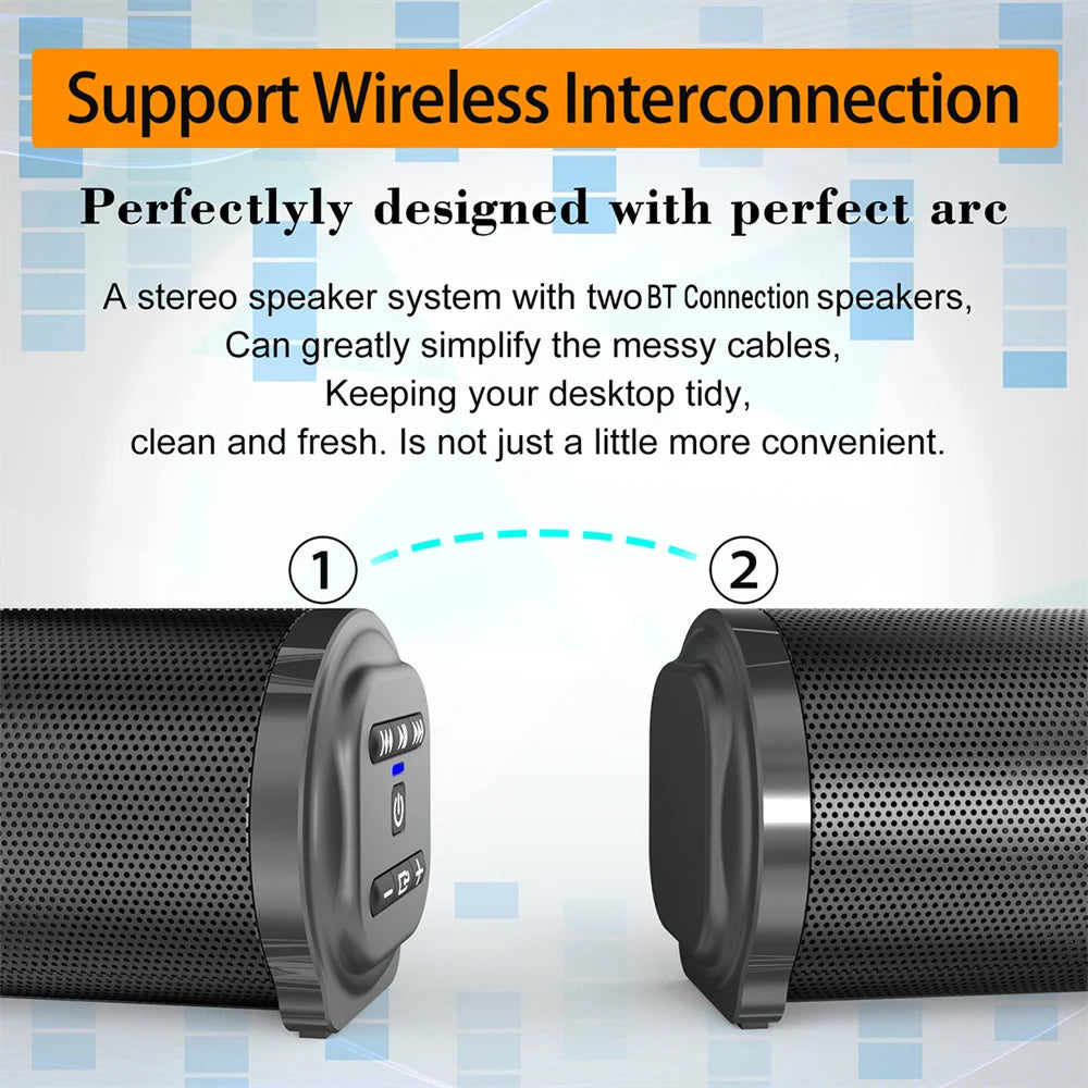 Sound Bar TV Sound System Bluetooth Speaker Wireless