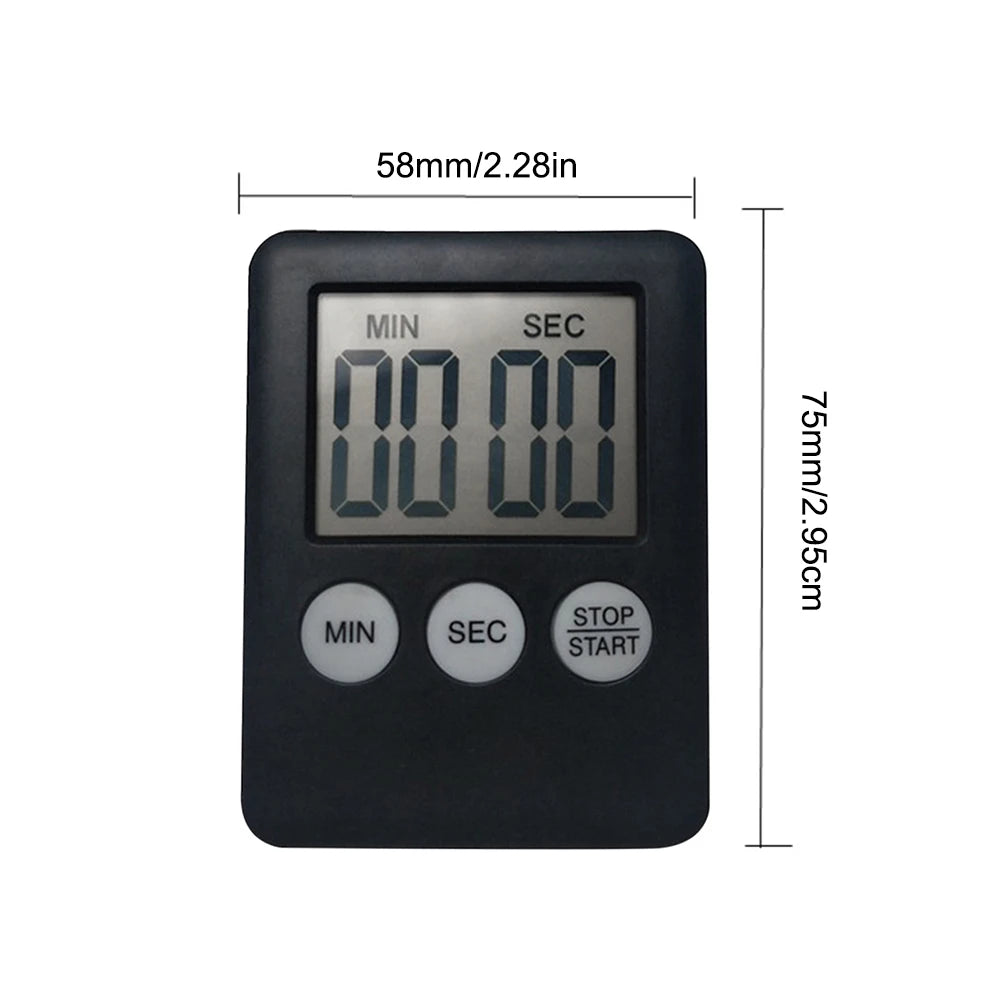 10-1PC Mini Electronic Timer Stopwatch LCD Display