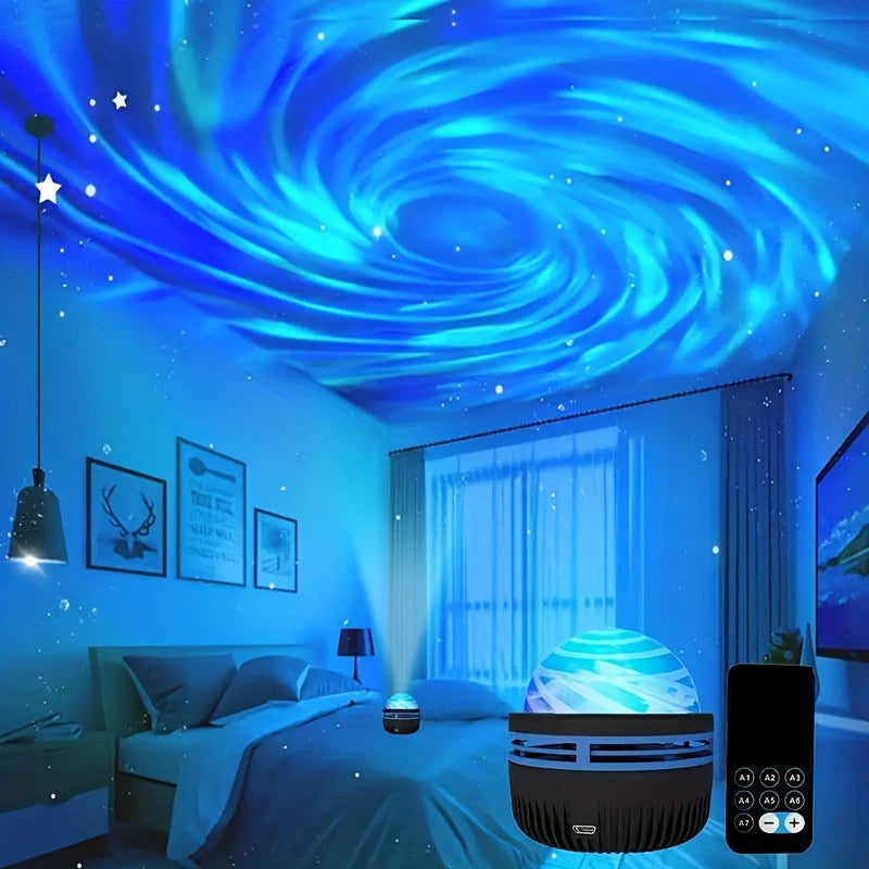 LED Galaxy Projection Light, 2-in-1 Northern Light Projector