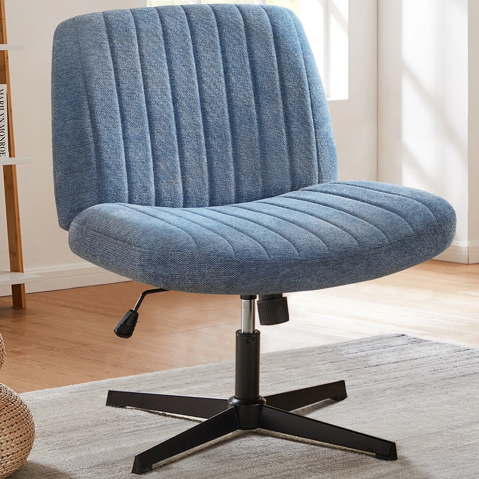 JHK Cross Legged Office Living Room Rocking Chair