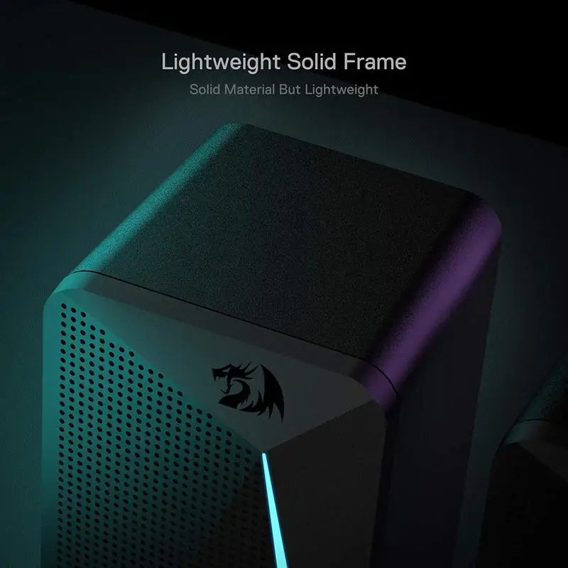 Redragon GS510 Waltz RGB Desktop Speakers, Enhanced