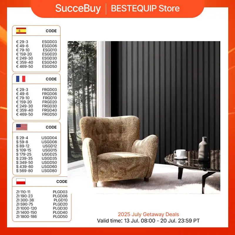 SucceBuy Wood Slat Acoustic Panels