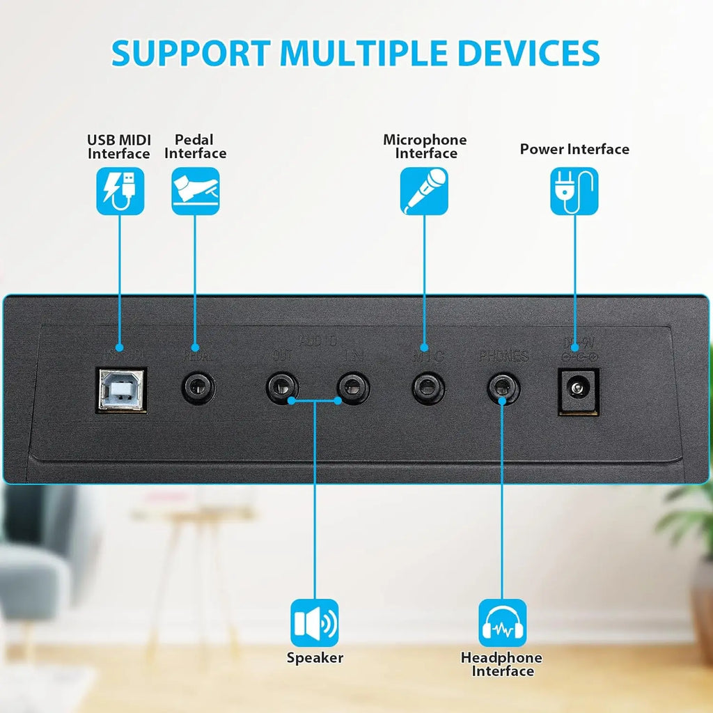 61 Key Digital Piano Keyboard Set for Kids