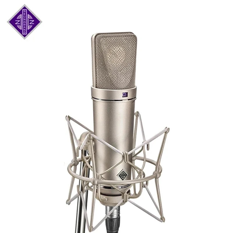 87aiProfessional Microphone for Recording Studio, Audio Interface Equipment, Sound Cardcondenser U87Ai Mic