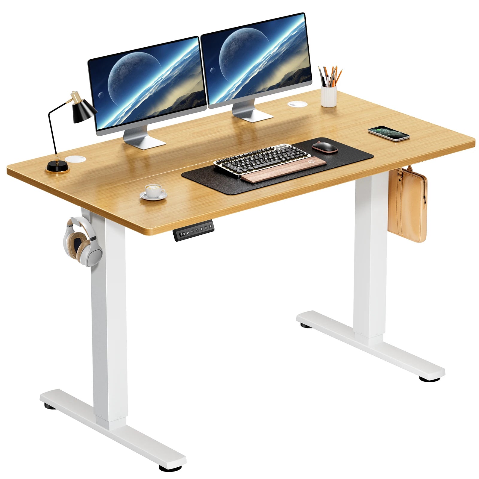 JHK Electric Standing Desk Height Adjustable stand/sit