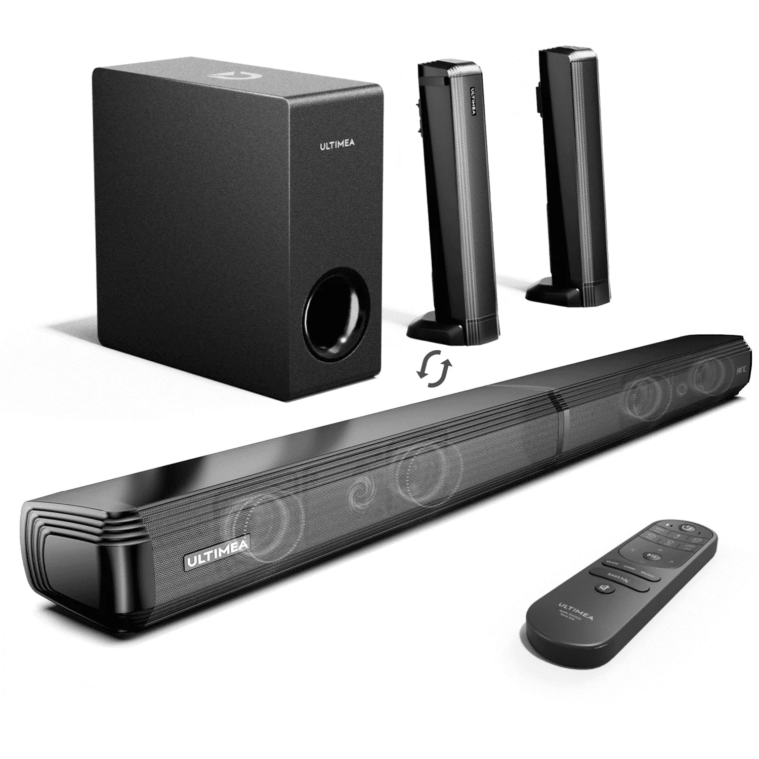 ULTIMEA 200w 4.1ch TV Sound bar Heimkino Soundsystem